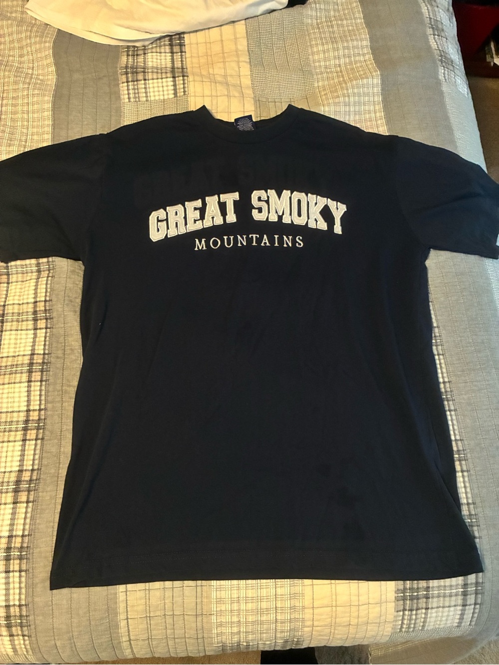 Great Smoky Mountains Men's Navy Graphic Tee